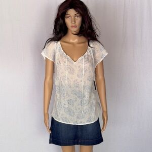 Old Navy Floral Paisley Top